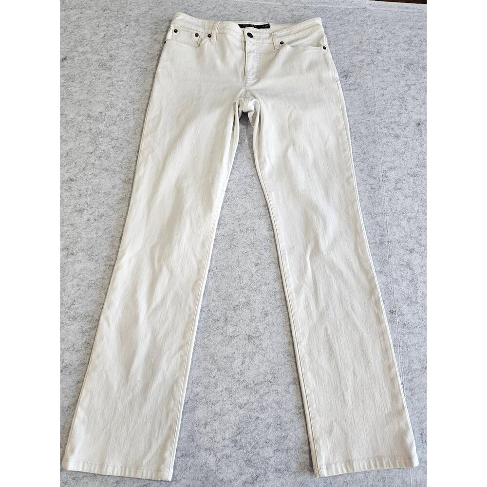 Lauren Ralph Lauren Jeans, Modern Straight Curvy, White Jeans, Sz 6